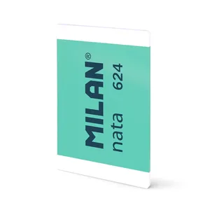 Cahier A4 collé, papier ligné (7 mm), 48 feuilles de 95 g/m², collection MILAN nata® 624 since 1918, vert