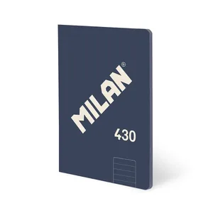Cahier A4 collé, papier ligné, 48 feuilles de 95 g/m², collection 430since 1918, bleu