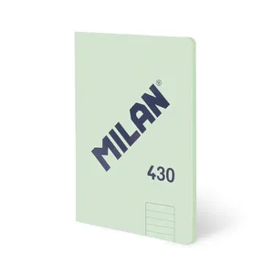 Cahier A4 collé, papier ligné, 48 feuilles de 95 g/m², collection 430since 1918, vert