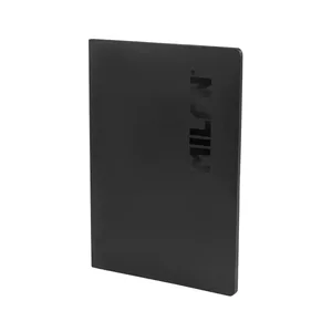 Cahier A4 collé, papier ligné, 48 feuilles de 95 g/m², collection Shadow noir