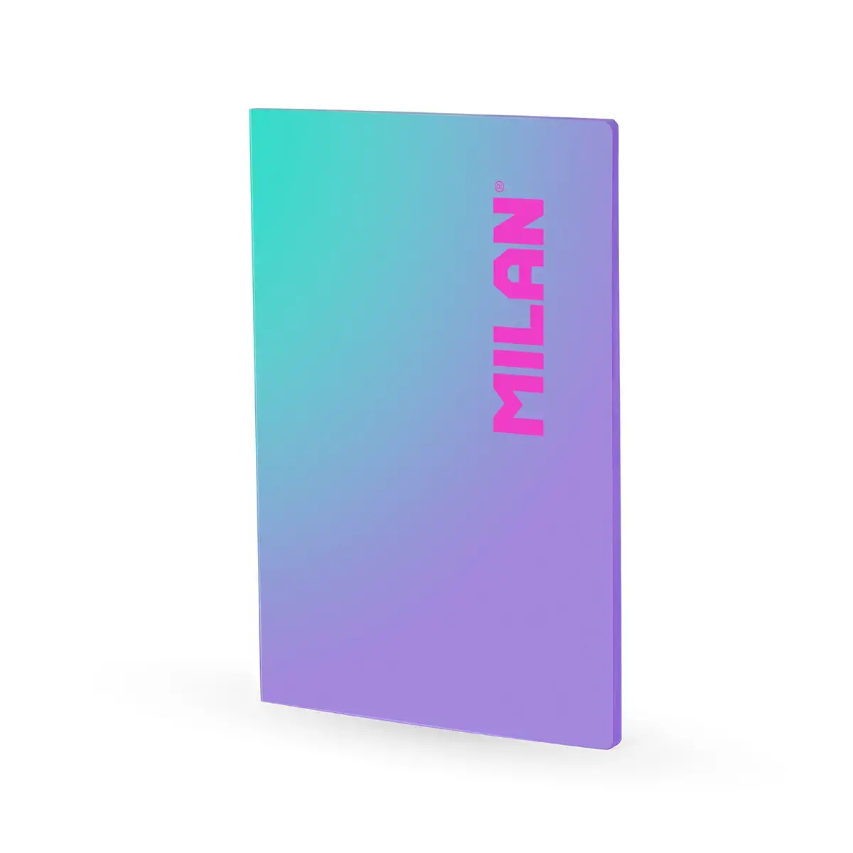 Cahier A4 collé, papier ligné, 48 feuilles de 95 g/m², collection Sunset, lilas