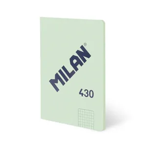 Cahier A4 collé, papier quadrillé, 48 feuilles de 95 g/m², collection 430 since 1918, vert