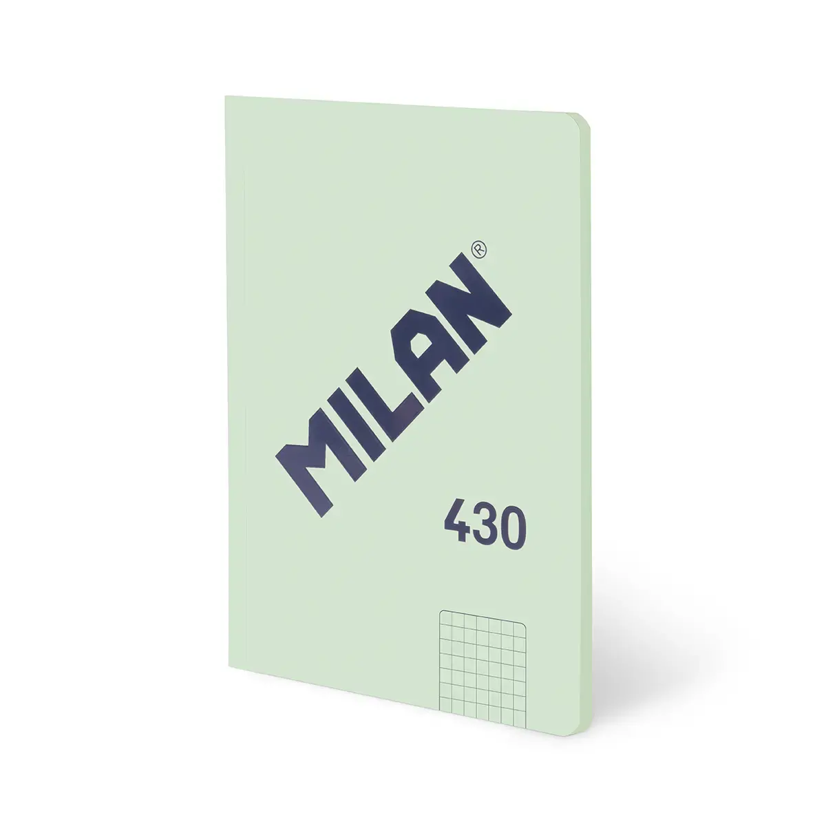Cahier A4 collé, papier quadrillé, 48 feuilles de 95 g/m², collection 430 since 1918, vert