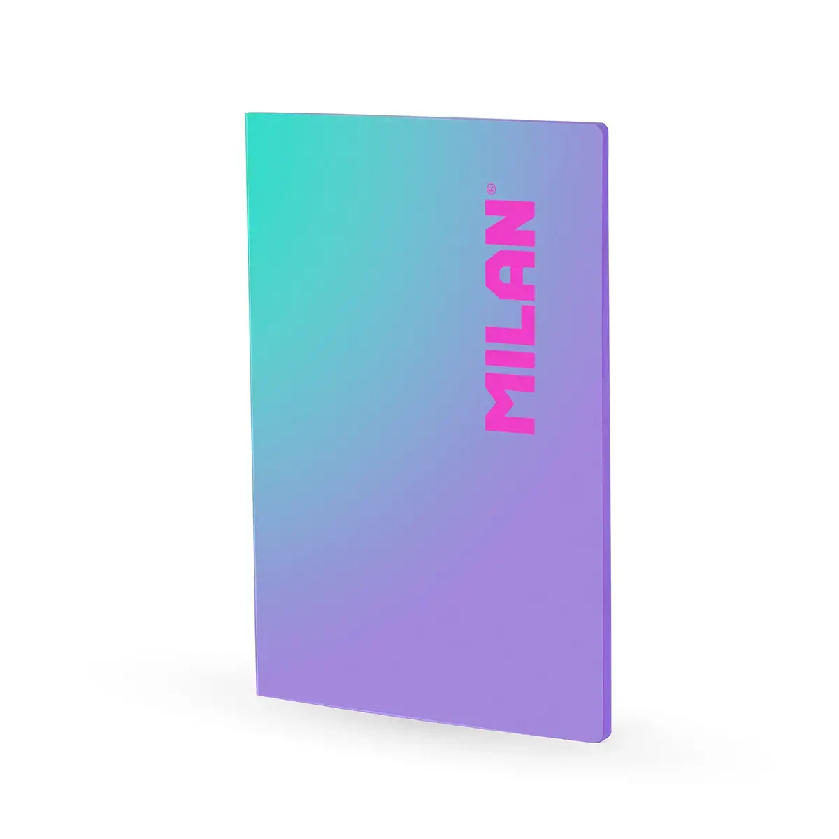 Cahier A4 collé, papier quadrillé, 48 feuilles de 95 g/m², collection Sunset, lilas