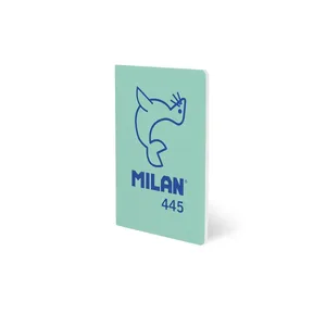 Cahier A5 agrafé, 24 feuilles blanches de 95 g/m², collection 445 since1918, vert