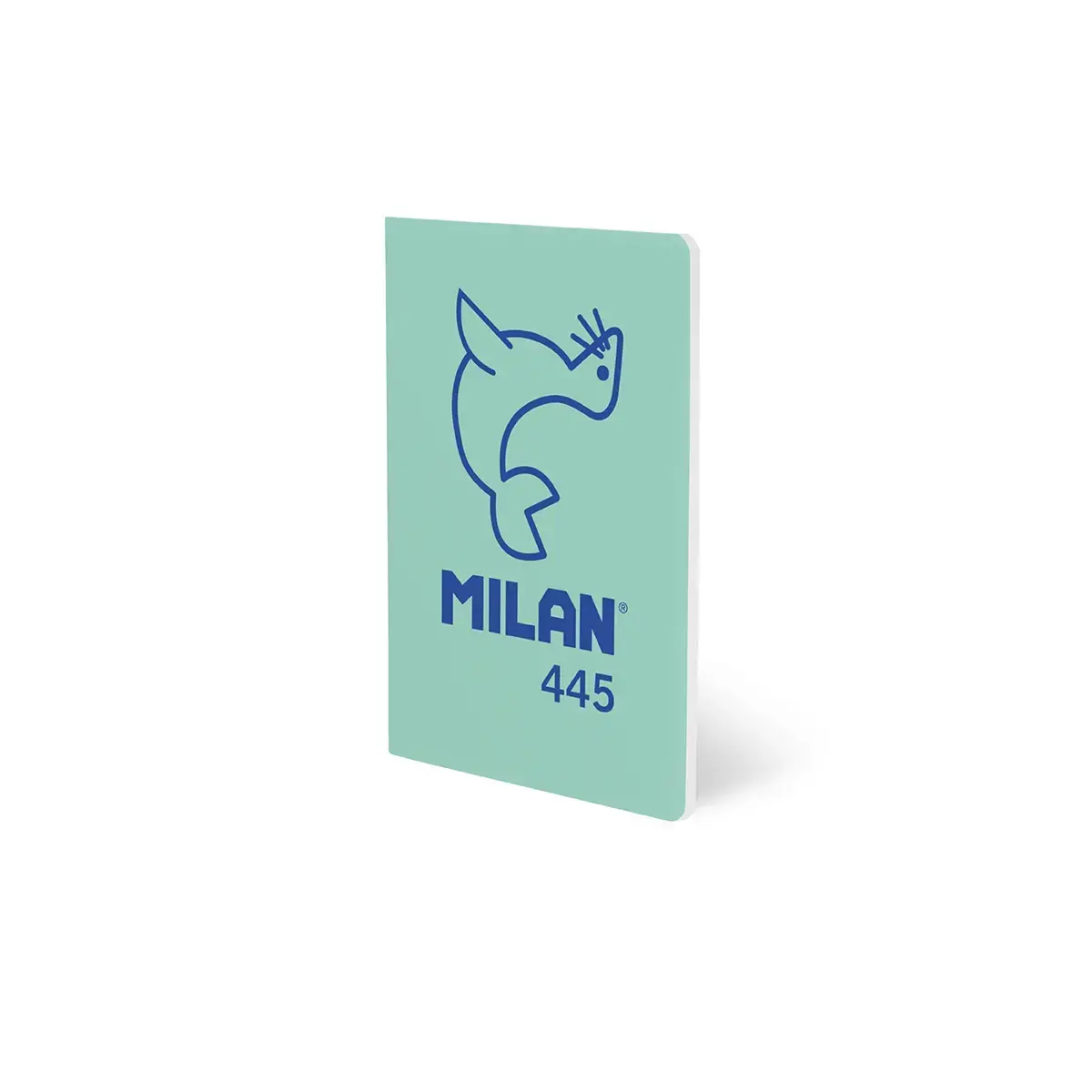 Cahier A5 agrafé, 24 feuilles blanches de 95 g/m², collection 445 since1918, vert