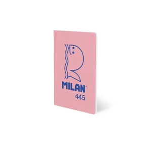 Cahier A5 agrafé, 24 feuilles blanches de 95 g/m², collection 445 since1918, rose