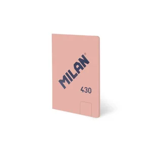 Cahier A5 collé, 48 feuilles blanches de 95 g/m², collection 430 since 1918, rose