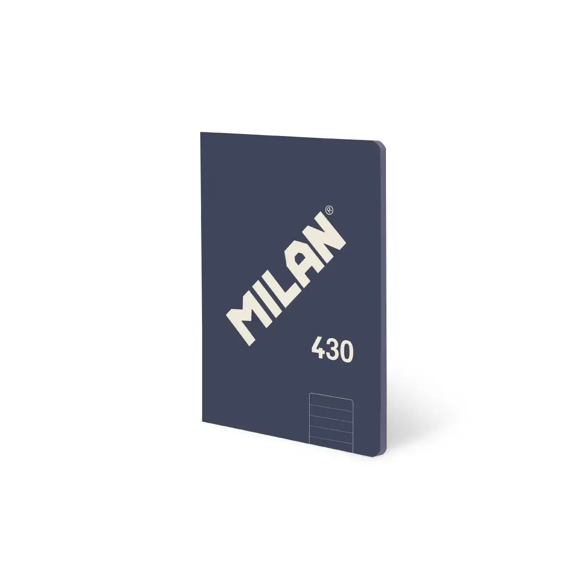 Cahier A5 collé, papier ligné, 48 feuilles de 95 g/m², collection 430 since 1918, bleu