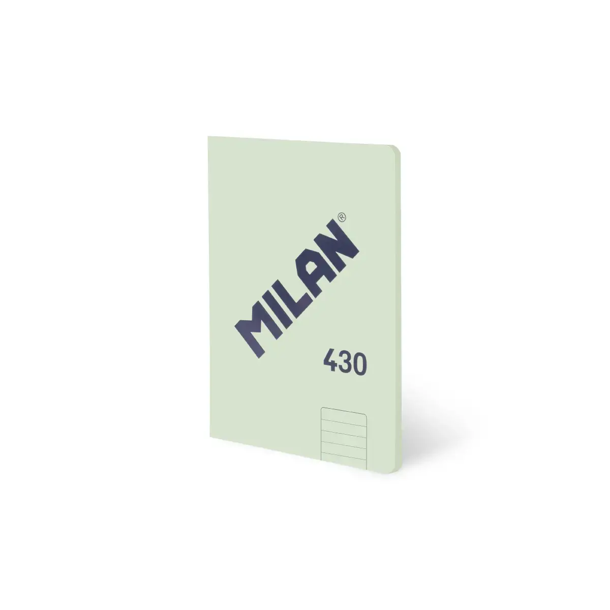 Cahier A5 collé, papier ligné, 48 feuilles de 95 g/m², collection 430 since 1918, vert