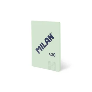 Cahier A5 collé, papier quadrillé, 48 feuilles de 95 g/m², collection 430 since 1918, vert