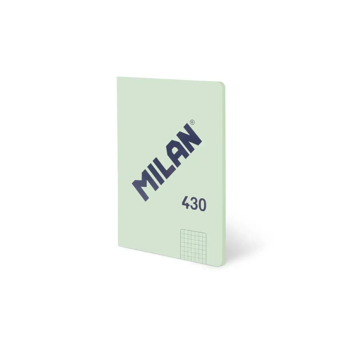 Cahier A5 collé, papier quadrillé, 48 feuilles de 95 g/m², collection 430 since 1918, vert