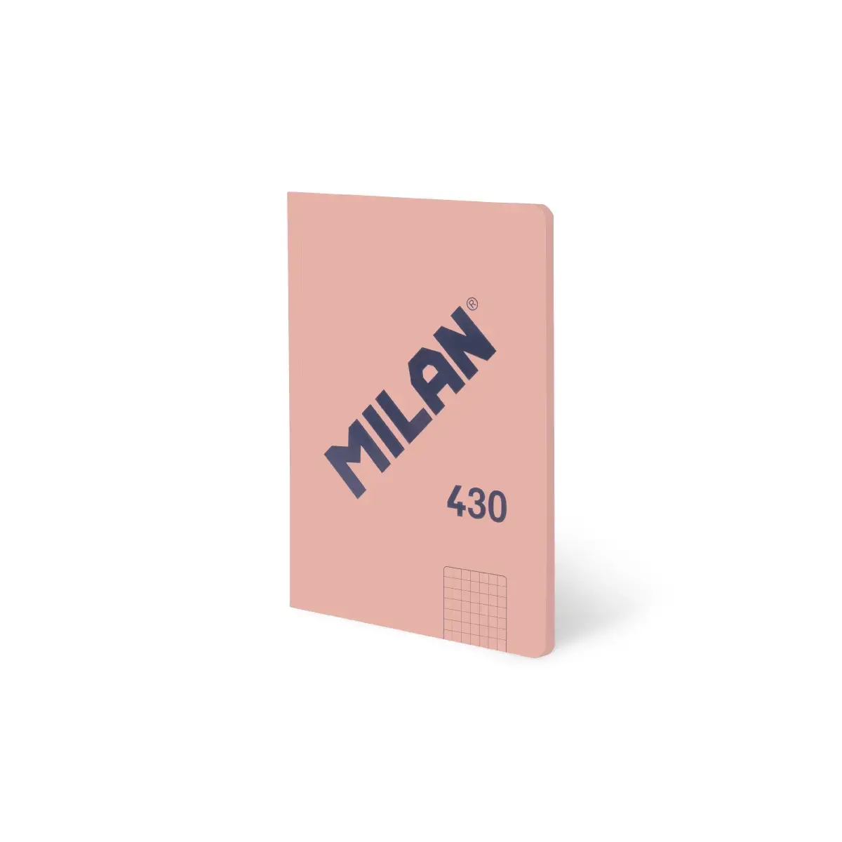 Cahier A5 collé, papier quadrillé, 48 feuilles de 95 g/m², collection 430 since 1918, rose