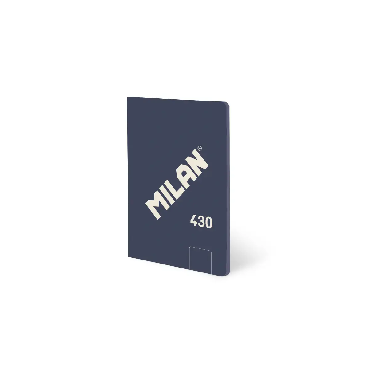 Cahier A6 collé, 48 feuilles blanches de 95 g/m², collection 430 since 1918, bleu