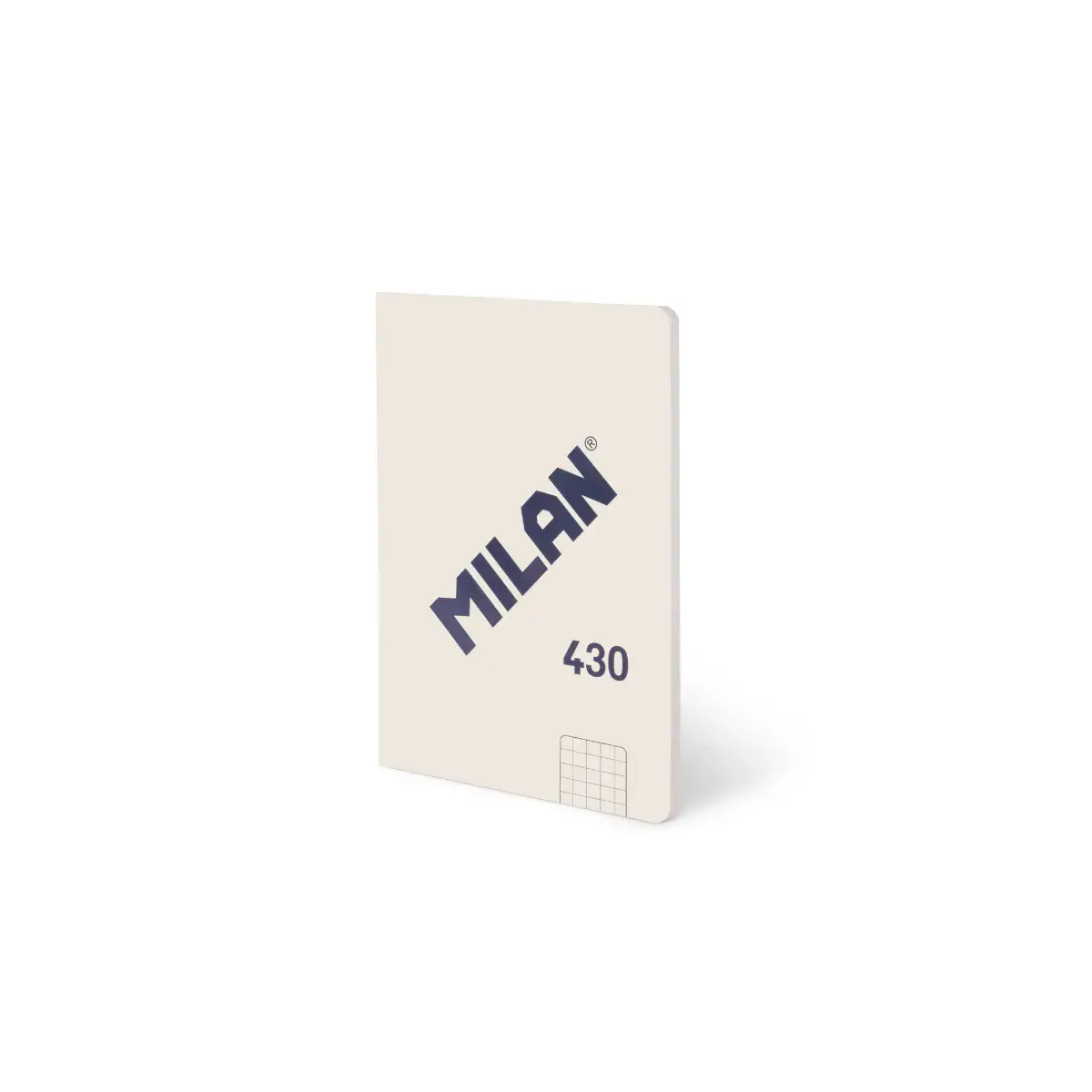 Cahier A6 collé, papier quadrillé, 48 feuilles de 95 g/m², collection 430 since 1918, beige