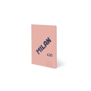 Cahier A6 collé, papier quadrillé, 48 feuilles de 95 g/m², collection 430 since 1918, rose