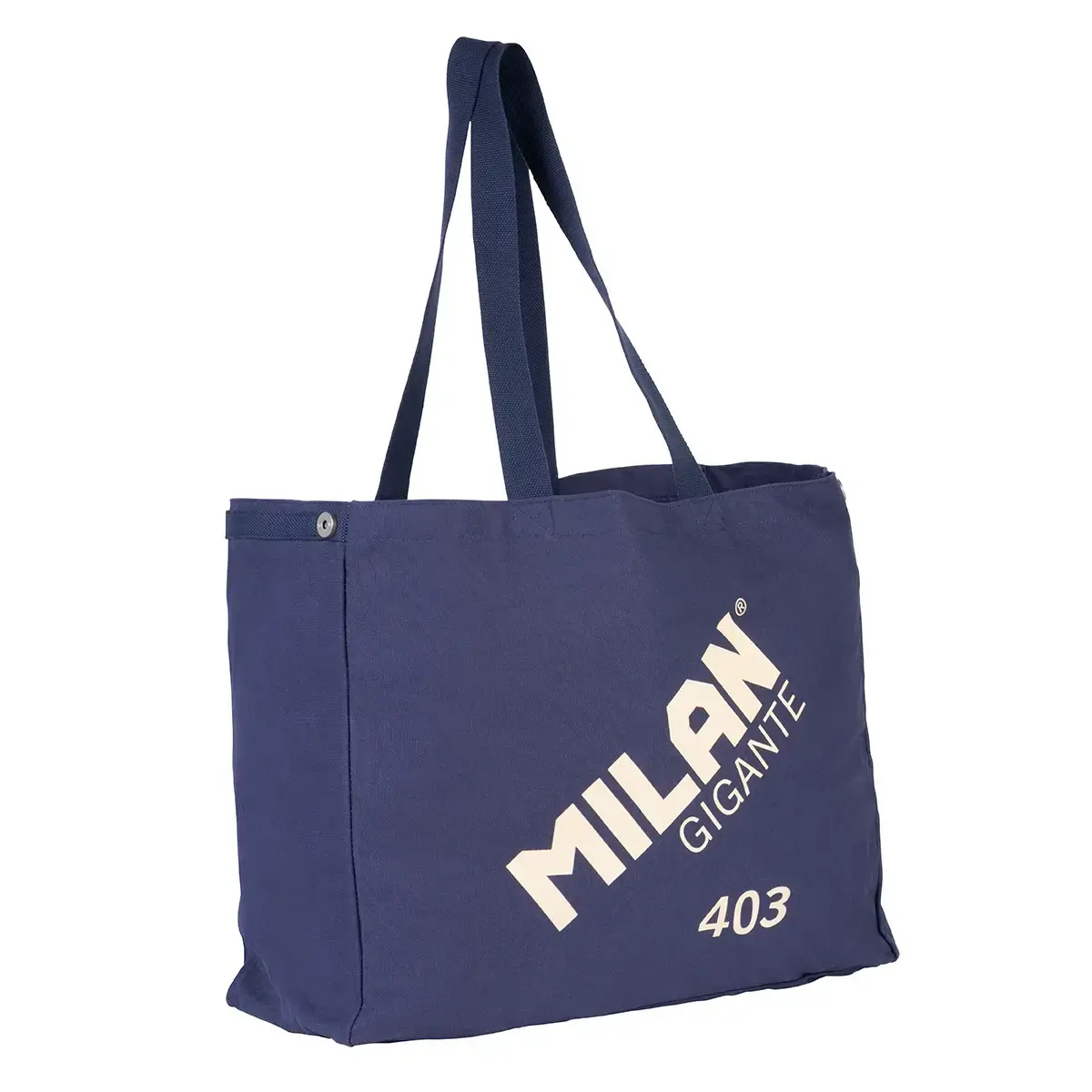 Grand sac tote bag collection MILAN GIGANTE 403 since 1918, bleu marine