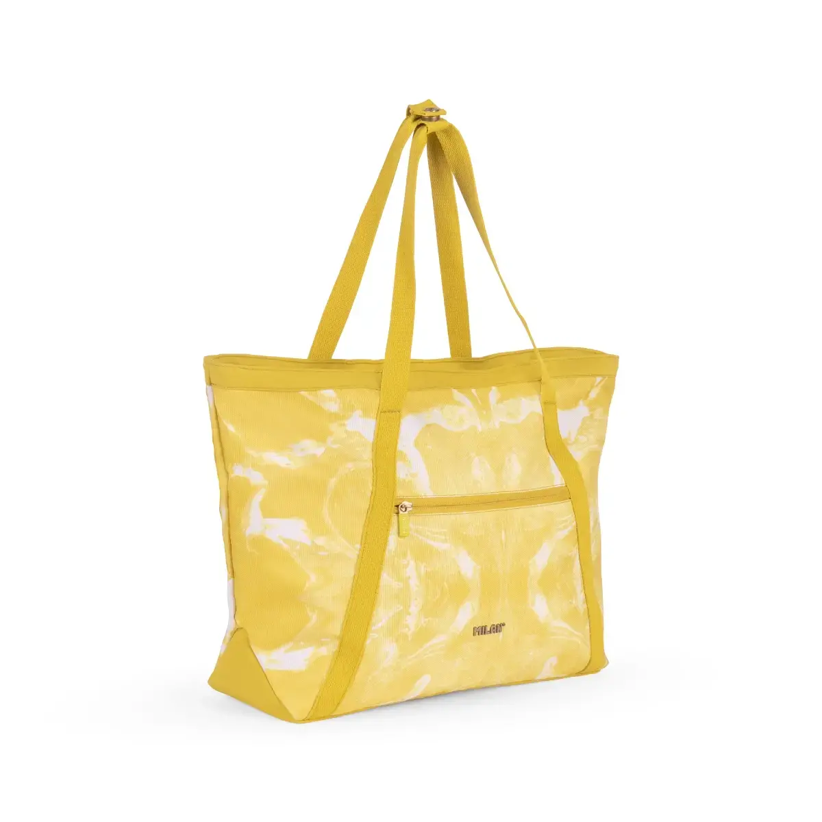 Grand sac shopper Lava, jaune