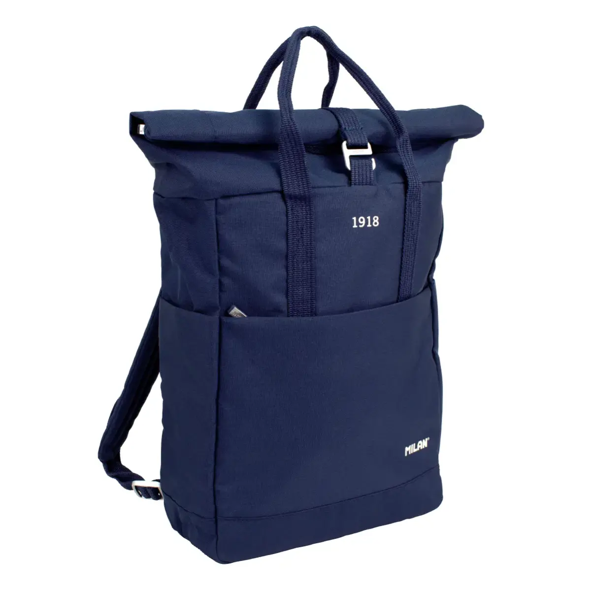 Sac à dos urbain avec fermeture supérieure enroulable (10 L) 430 since 1918 collection, bleu marine