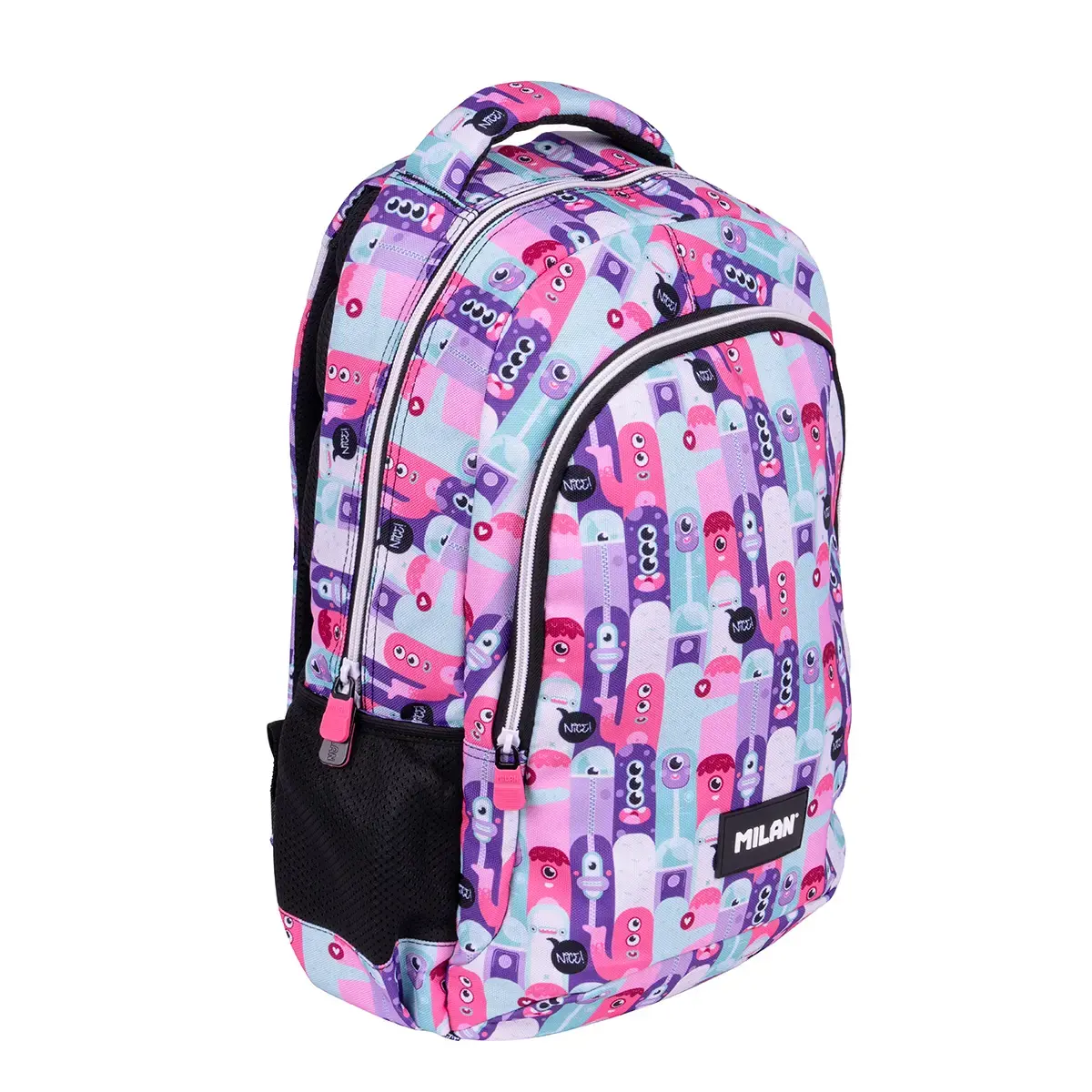 Sac à dos scolaire 2 fermetures éclair (21 L) série spéciale Aliens 2
