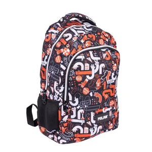 Sac à dos scolaire 2 fermetures éclair (21 L) série spéciale Fingers