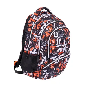 Sac à dos scolaire 4 fermetures éclair (25 L) série spéciale Fingers
