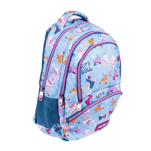 Sac à dos scolaire 4 fermetures éclair (25 L) série spéciale Roller 2
