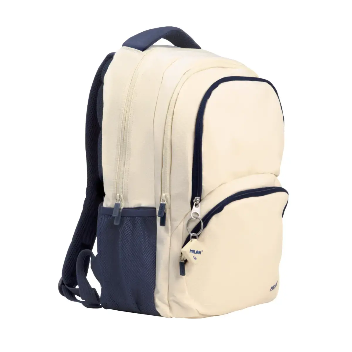 Sac à dos scolaire 4 fermetures éclair (25 L) 430 since 1918 collection, beige
