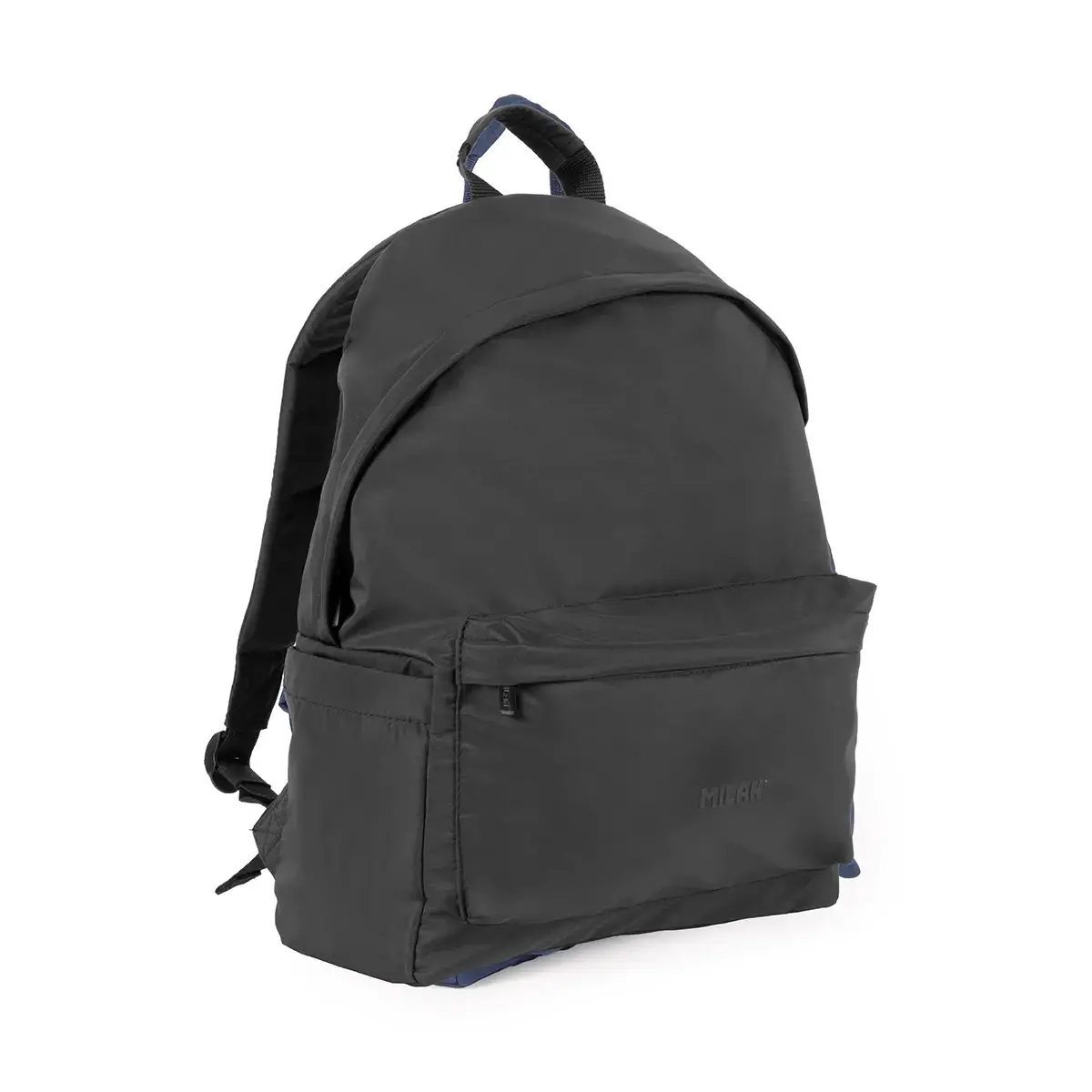 Sac à dos urbain classique 2 fermetures éclair (22 L) série Shadow, noir