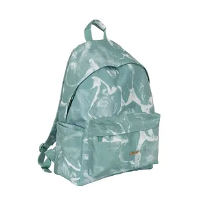 Sac à dos scolaire classique 2 fermetures éclair (22 L) Lava collection, vert