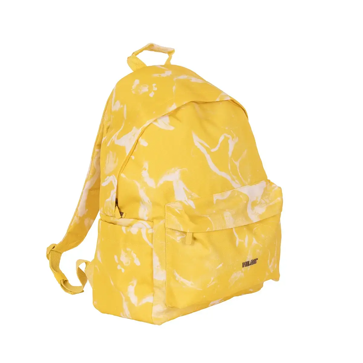 Sac à dos scolaire classique 2 fermetures éclair (22 L) Lava collection, jaune