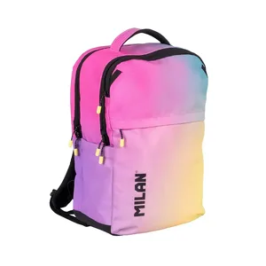 Sac à dos 5 compartiments (25L) collection Sunset, noir