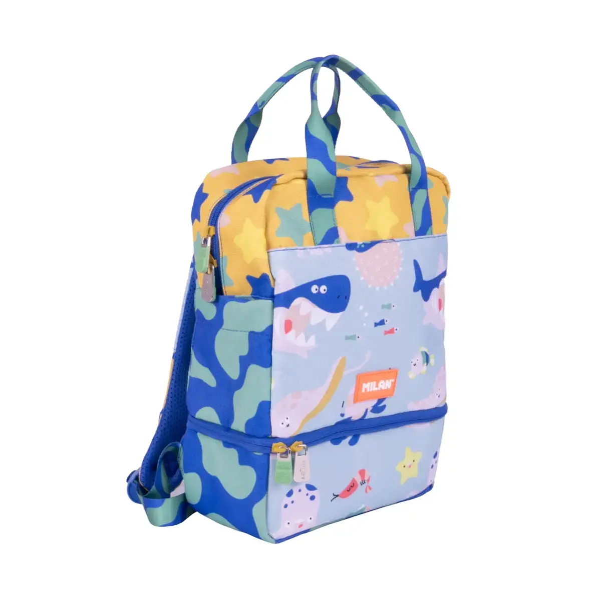 Sac à dos pour enfants (9,5L) avec compartiment isotherme (2 L) série spéciale Blue Odyssey