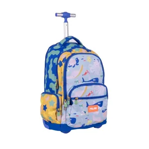 Sac à dos à roulettes et 6 fermetures éclair (25 L) série spéciale BlueOdyssey