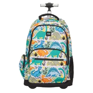 Sac à dos à roulettes et 6 fermetures éclair (25 L) série spéciale Dinos