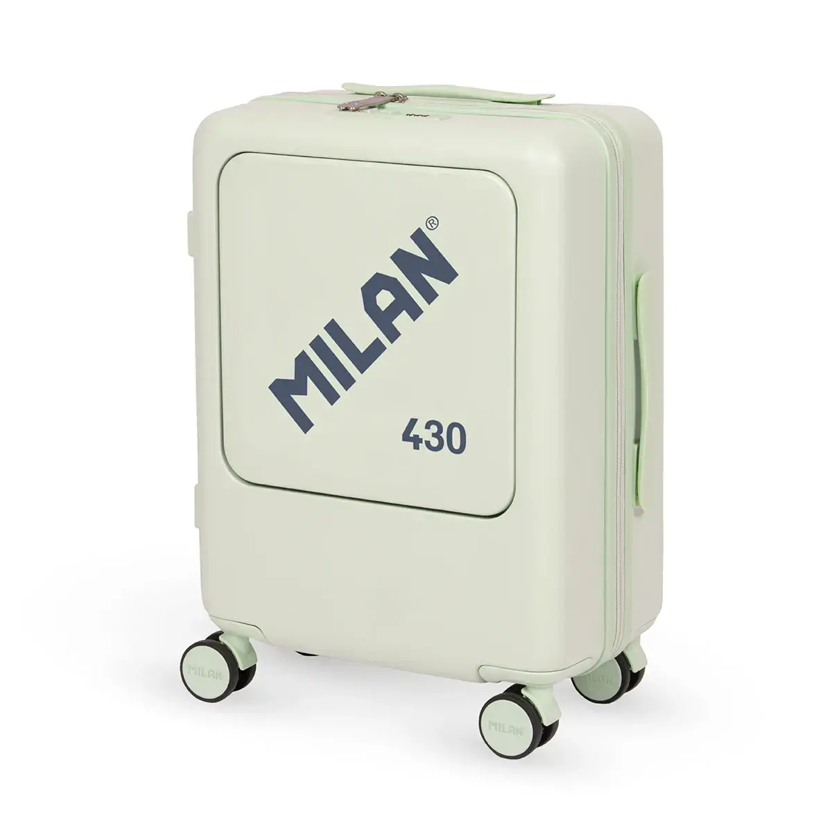 Valise cabine rigide 55 cm, MILAN 430 since 1918, vert