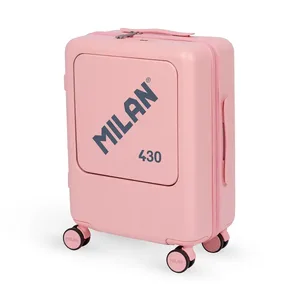 Valise cabine rigide 55 cm, MILAN 430 since 1918, rose