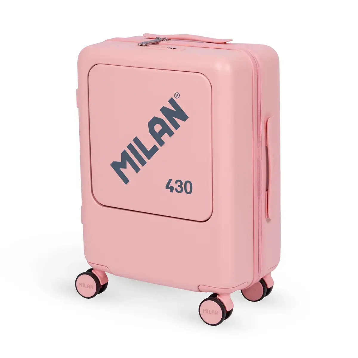 Valise cabine rigide 55 cm, MILAN 430 since 1918, rose