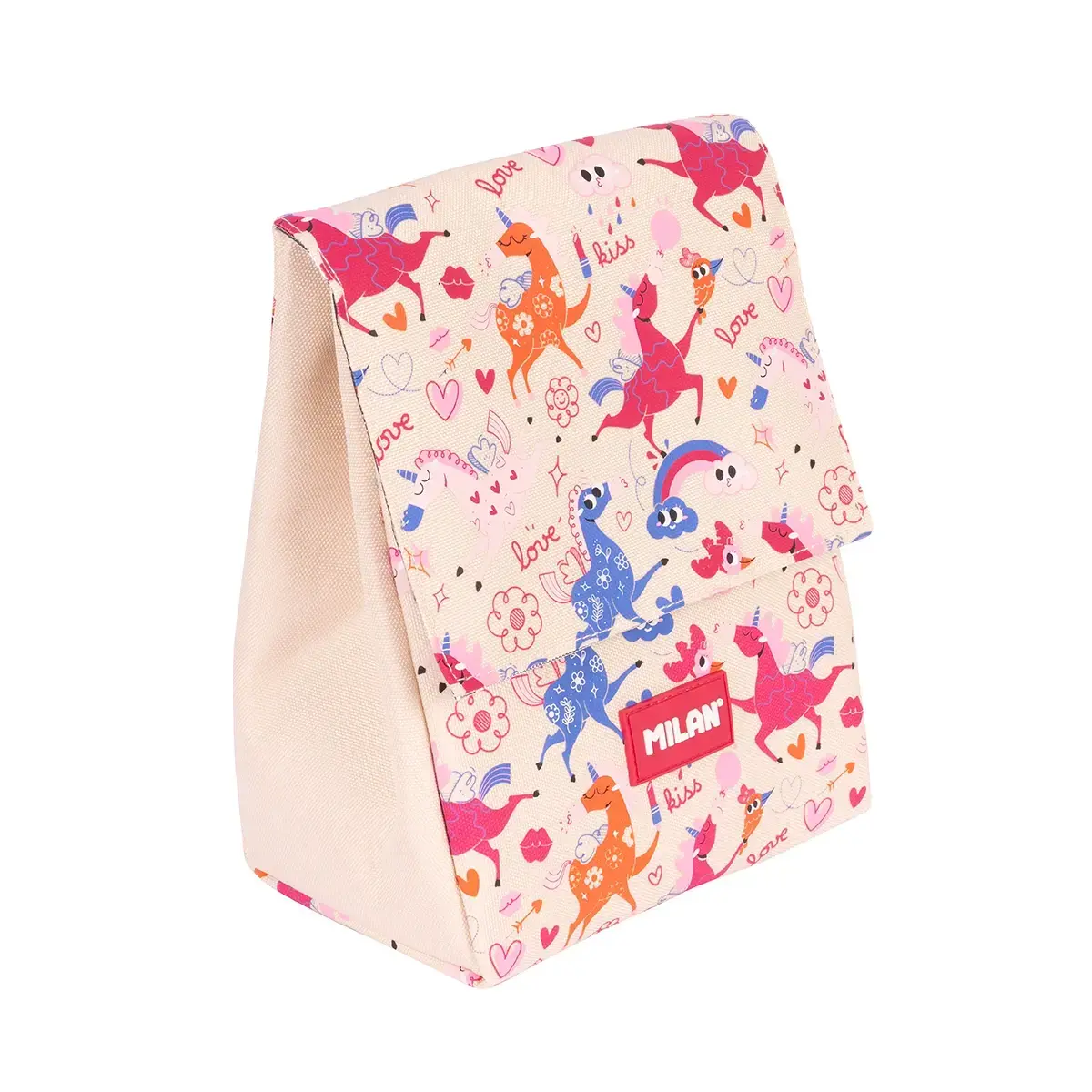 Sac alimentaire isotherme (3,5 L) avec 2 boîtes alimentaires, série spéciale Flowicorn