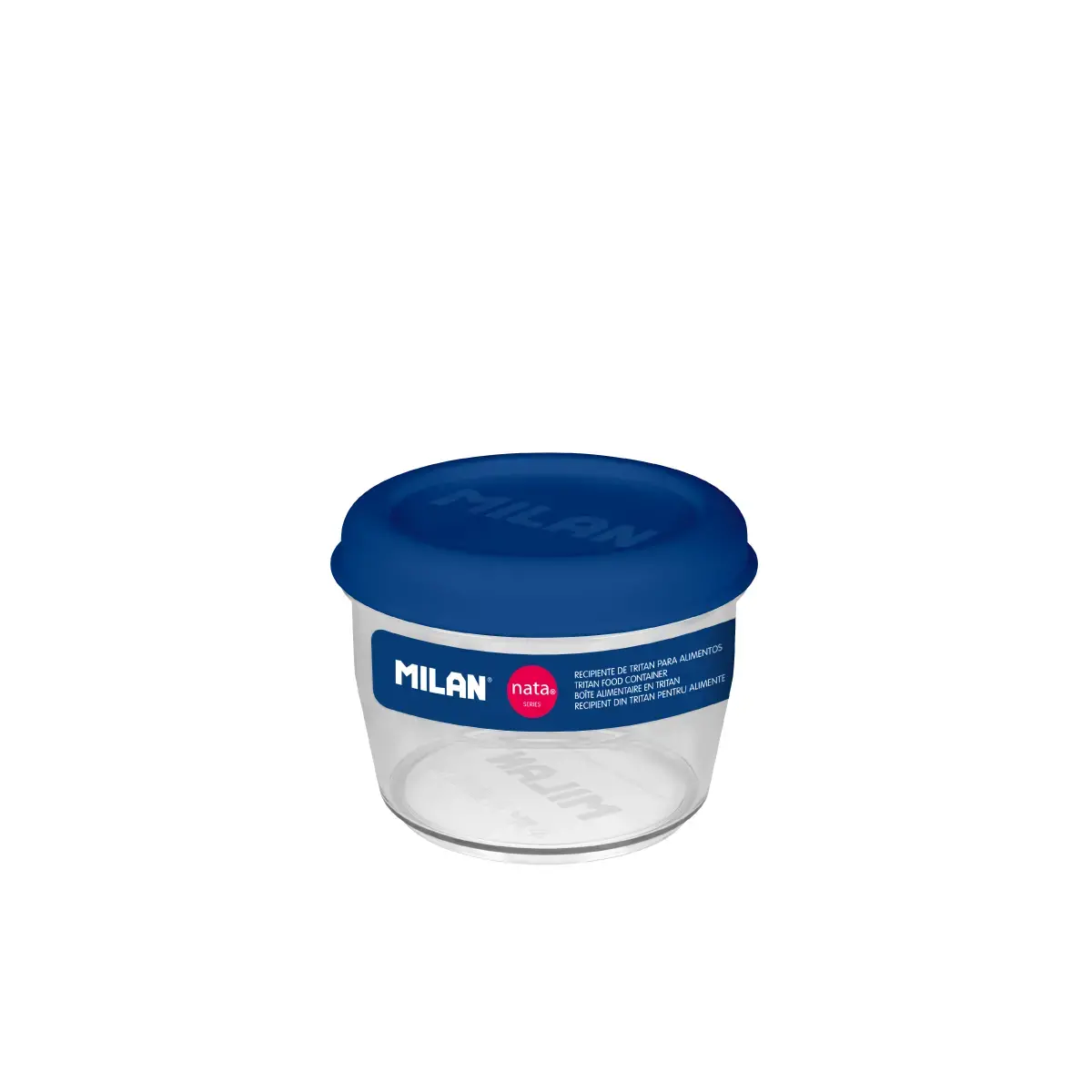 Boîte alimentaire hermétique ronde en tritan 0,5 L MILAN nata® 624, bleu