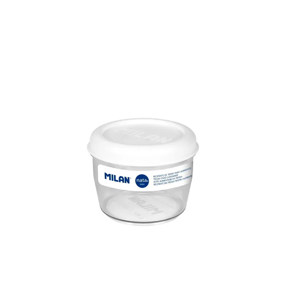 Boîte alimentaire hermétique ronde en tritan 0,5 L MILAN nata® 624, blanc