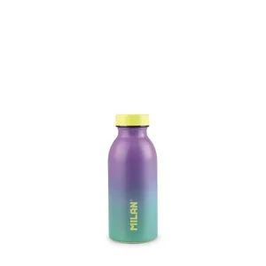 Bouteille isotherme en acier inoxydable 0,35 L série Sunset, turquoise