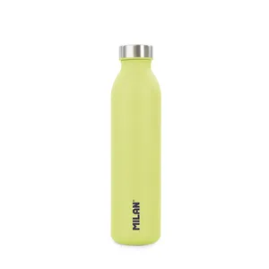Bouteille isotherme en acier inoxydable 0,59 L série Acid, jaune