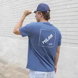 Tee-shirt manches courtes unisexe Regular Fit, collection 430 since 1918, bleu (taille S)