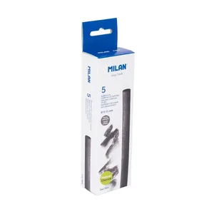 Boîte 5 bâtonnets de fusain d’aulne cylindrique Ø 9-11 mm