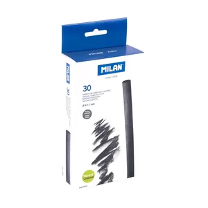 Boîte 30 bâtonnets de fusain d’aulne cylindrique Ø 9-11 mm