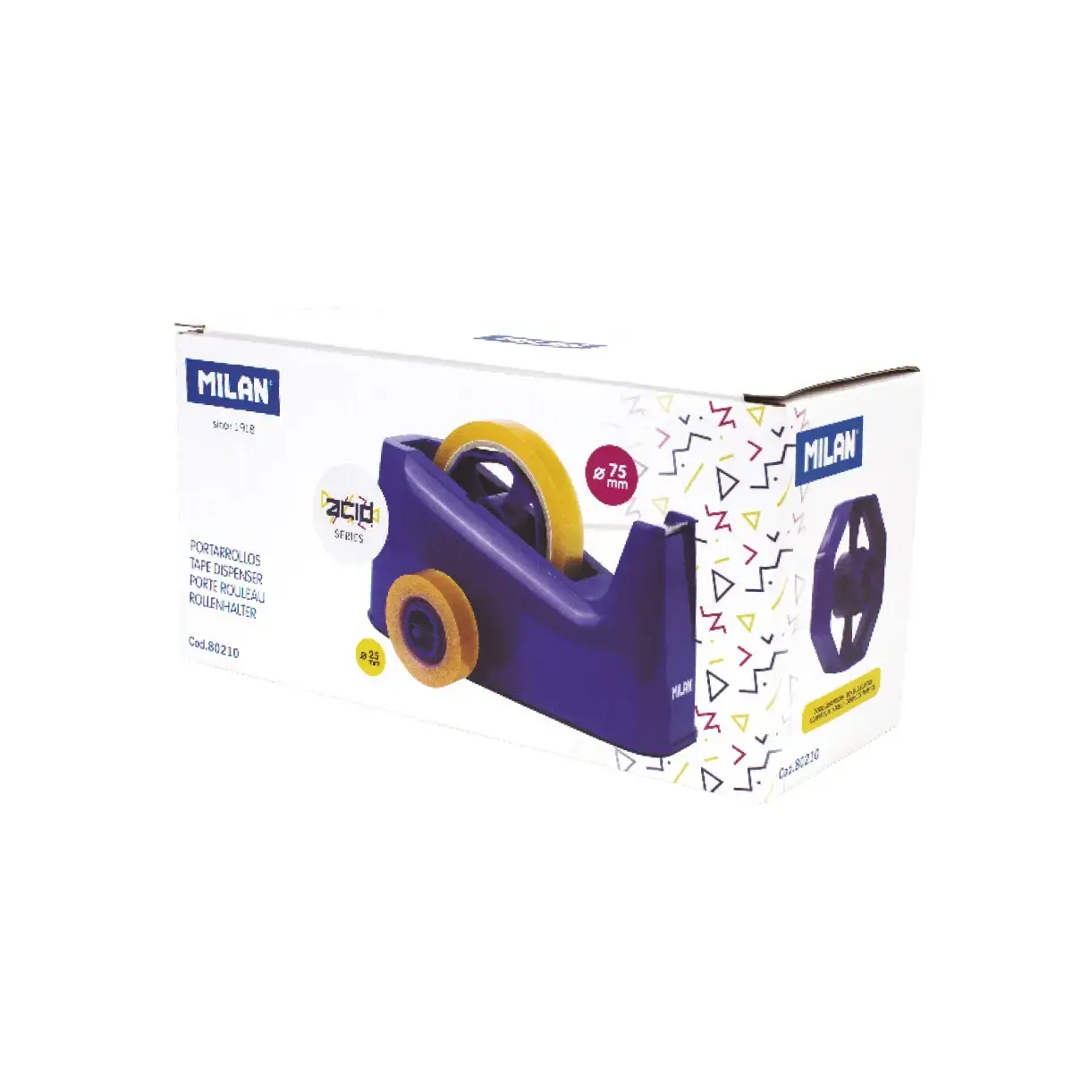 Porte-rouleau avec double adaptateur 66 m, Acid