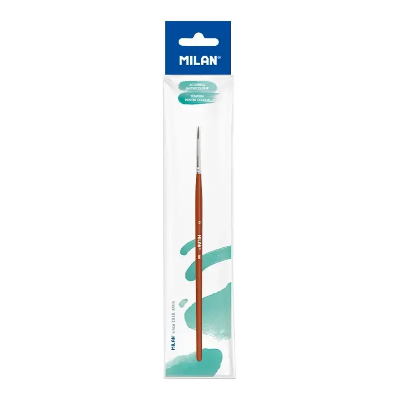 Sachet pinceau scolaire rond série 101 nº 0