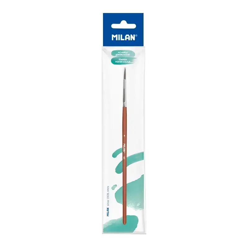Sachet pinceau scolaire rond série 101 nº 4