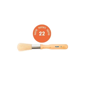 Gros sachet 3 pinceaux pour pochoir à poils longs série 22